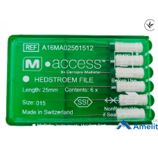 Інструмент ручний H-File M-Access №15 (Dentsply Maillefer), 6 шт./пак.